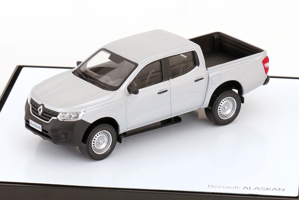 Renault Alaskan 2017 Zilver Norev 1:43, Ophalen of Verzenden, Nieuw, Auto, Norev