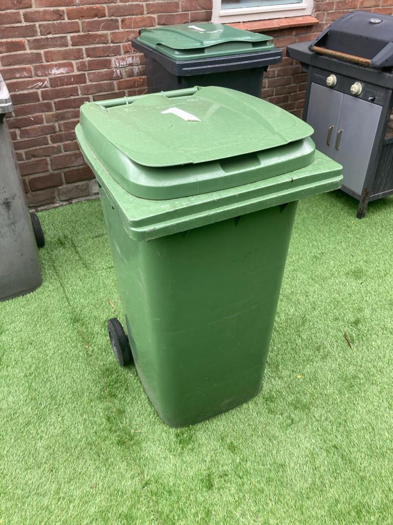 Groene Kliko - Gebruikt maar functioneel, Ophalen, Kunststof, Gebruikt, 40 liter of meer