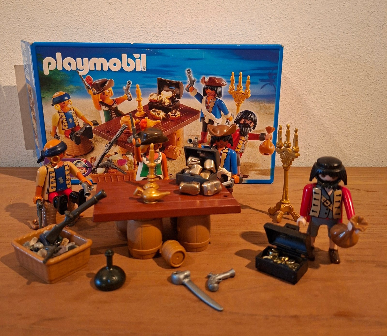 Playmobil 4292 Piraten Schatzoekers Complete Set, Ophalen of Verzenden, Zo goed als nieuw, Complete set