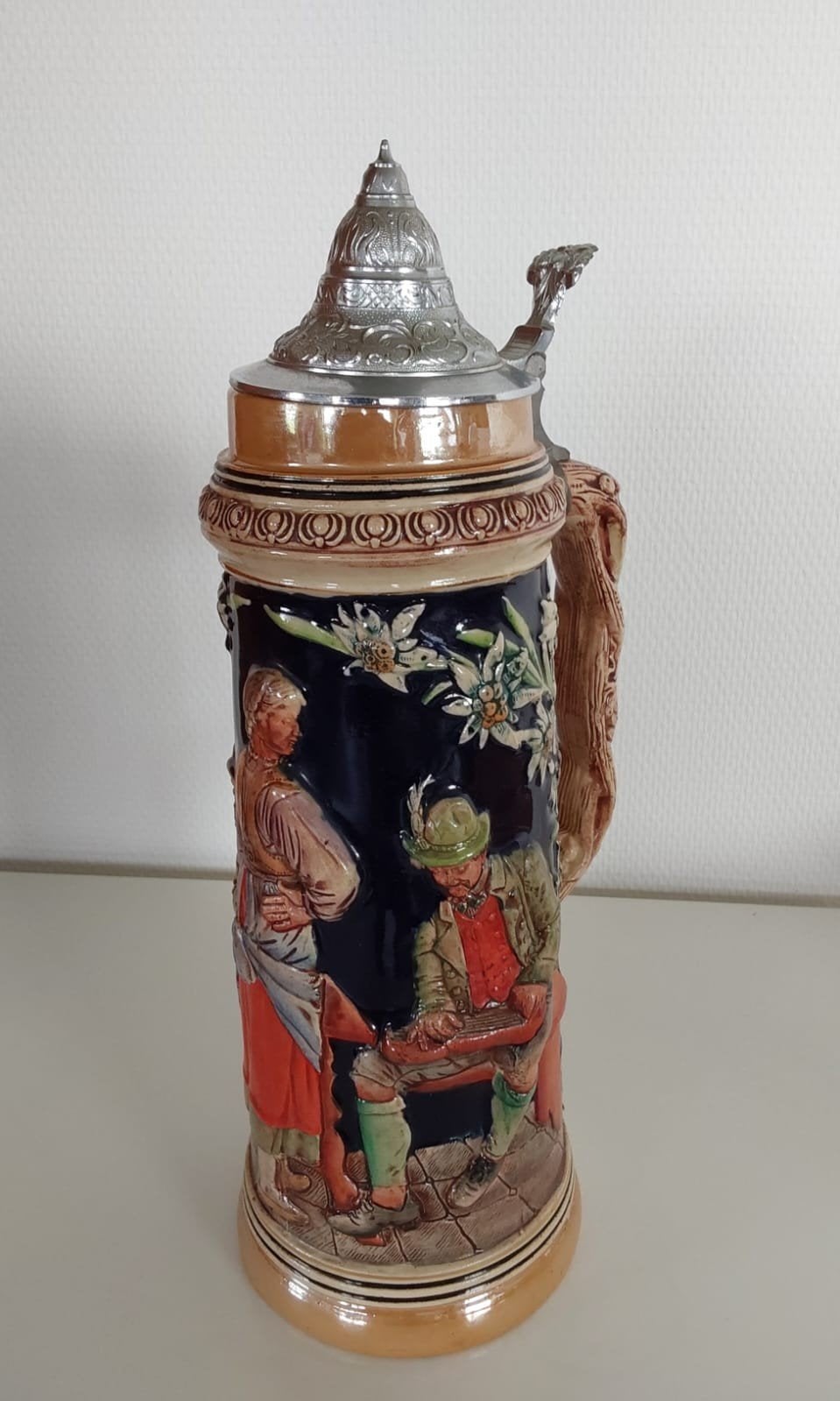 Grote duitse bierpul 2 liter, Ophalen of Verzenden