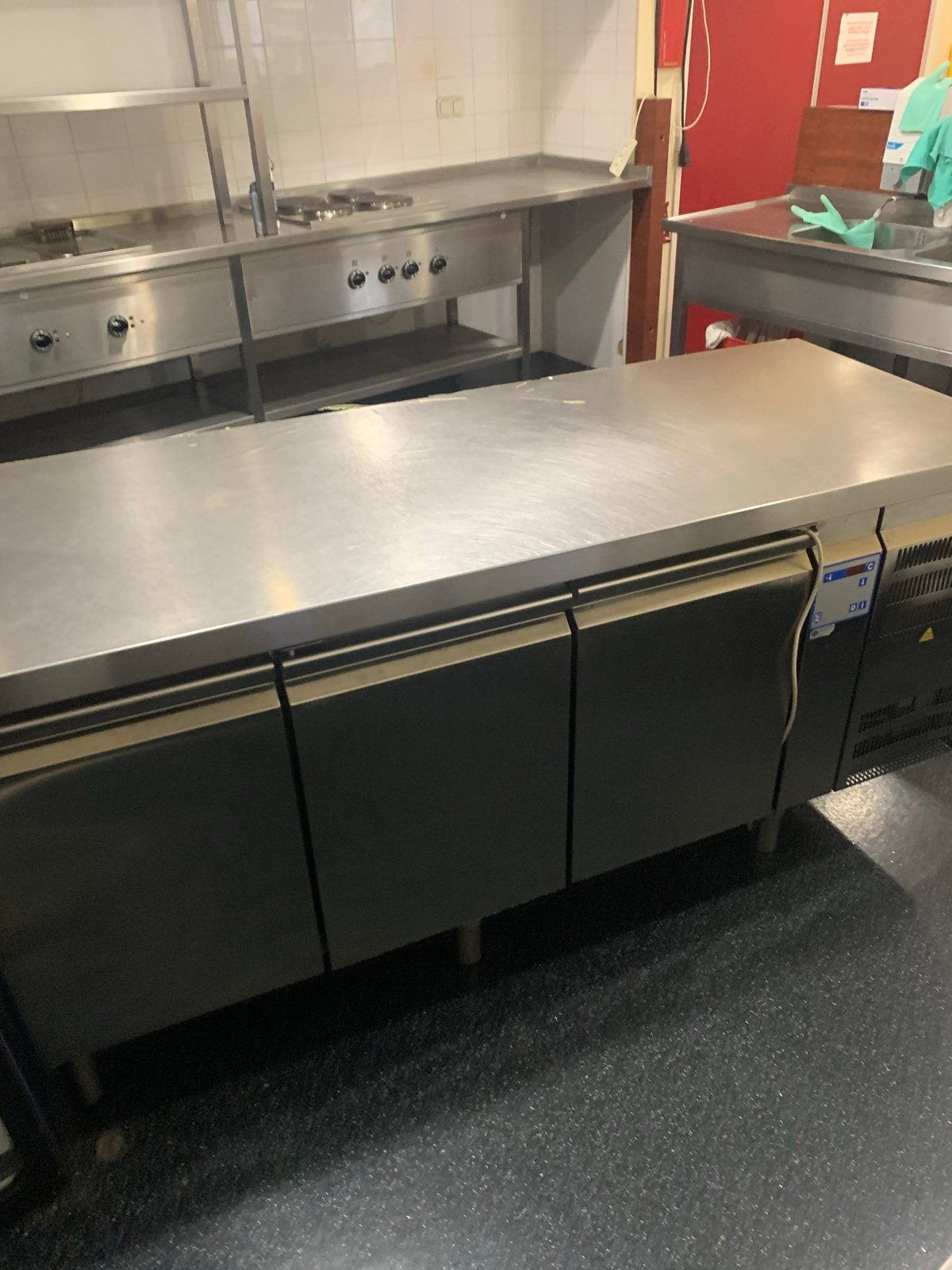 Professionele RVS Koelwerkbank - Gram, Zakelijke goederen, Horeca | Keukenapparatuur, Ophalen, Gebruikt, Koelen en Vriezen