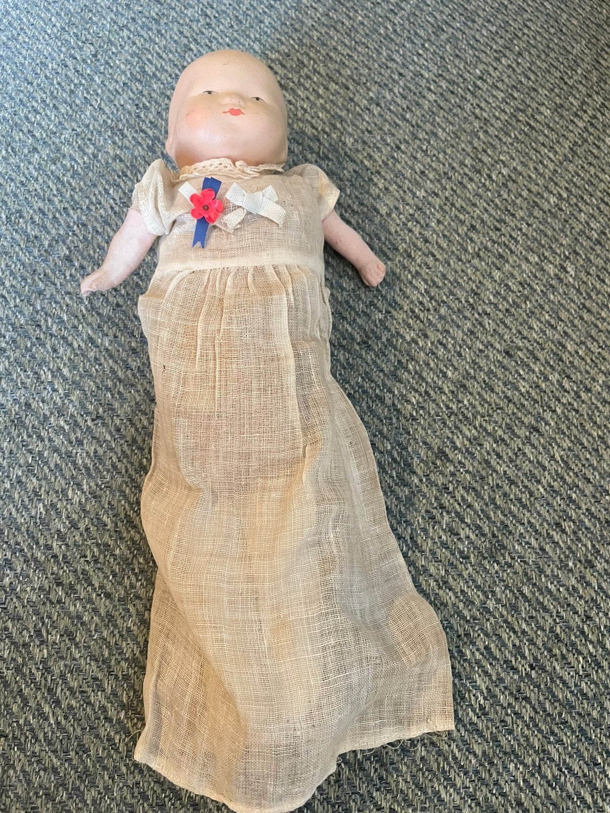 Antiek baby popje, Verzamelen, Poppen, Ophalen of Verzenden, Gebruikt, Pop