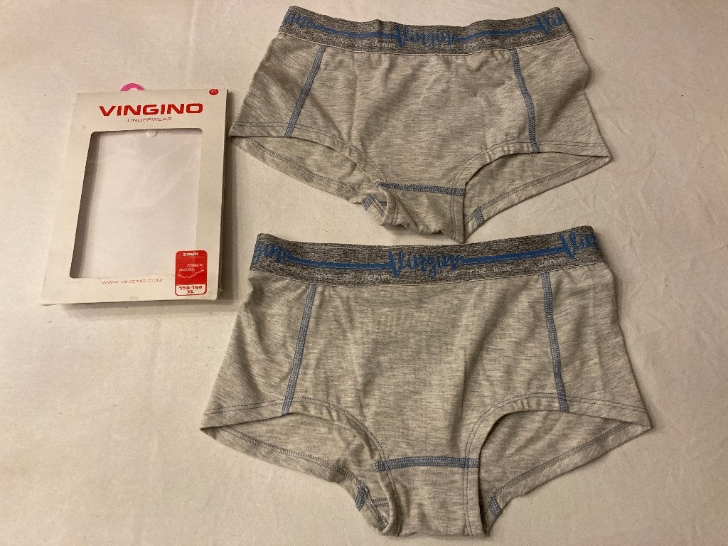 Vingino grijze hipster boxer grijs meisje maat 158-164 nieuw, Nacht- of Onderkleding, Meisje, Nieuw, Ophalen of Verzenden