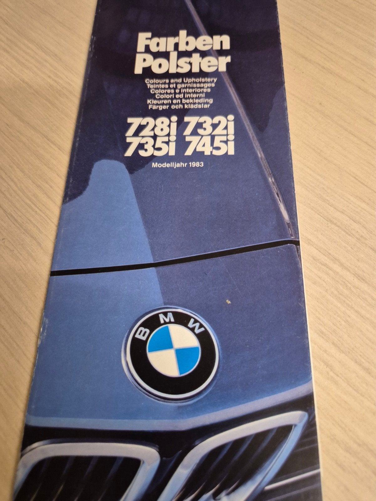 1983 Nederlands BMW 7 serie kleuren en bekleding BMW E23, Ophalen of Verzenden, Zo goed als nieuw, BMW