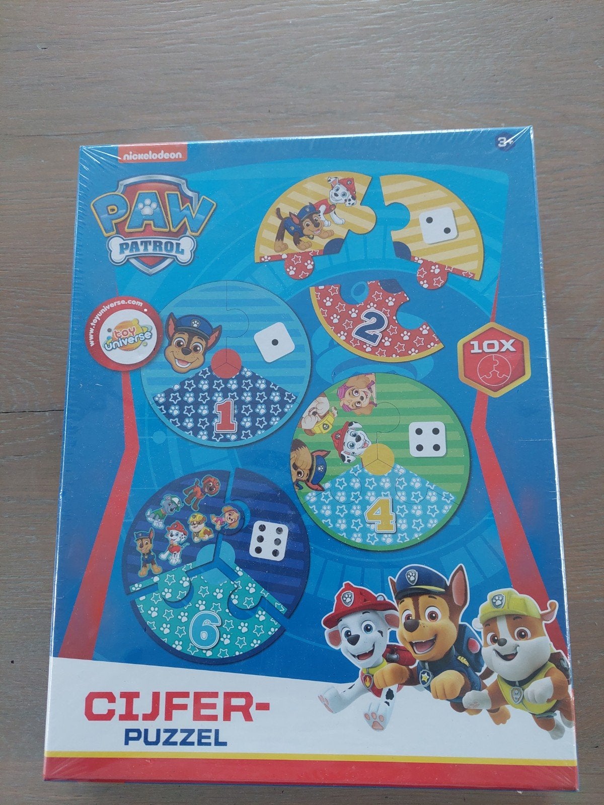 Paw Patrol Cijfer Puzzel - Nieuw in Verpakking, Ophalen of Verzenden, 10 tot 50 stukjes, Nieuw, 2 tot 4 jaar