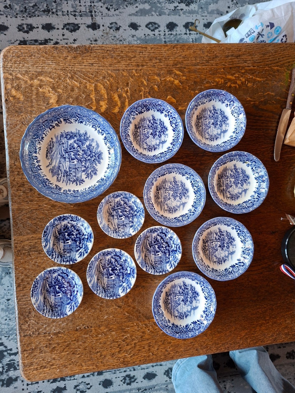 Vintage W.H. Grindley & Co Country Style Servies, Antiek en Kunst, Ophalen