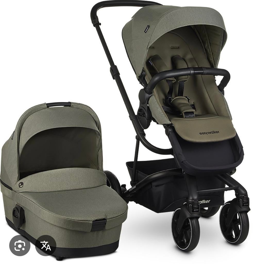 Easywalker Harvey 3, Kinderen en Baby's, Kinderwagens en Combinaties, Zo goed als nieuw, Verstelbare duwstang, Ophalen, Kinderwagen