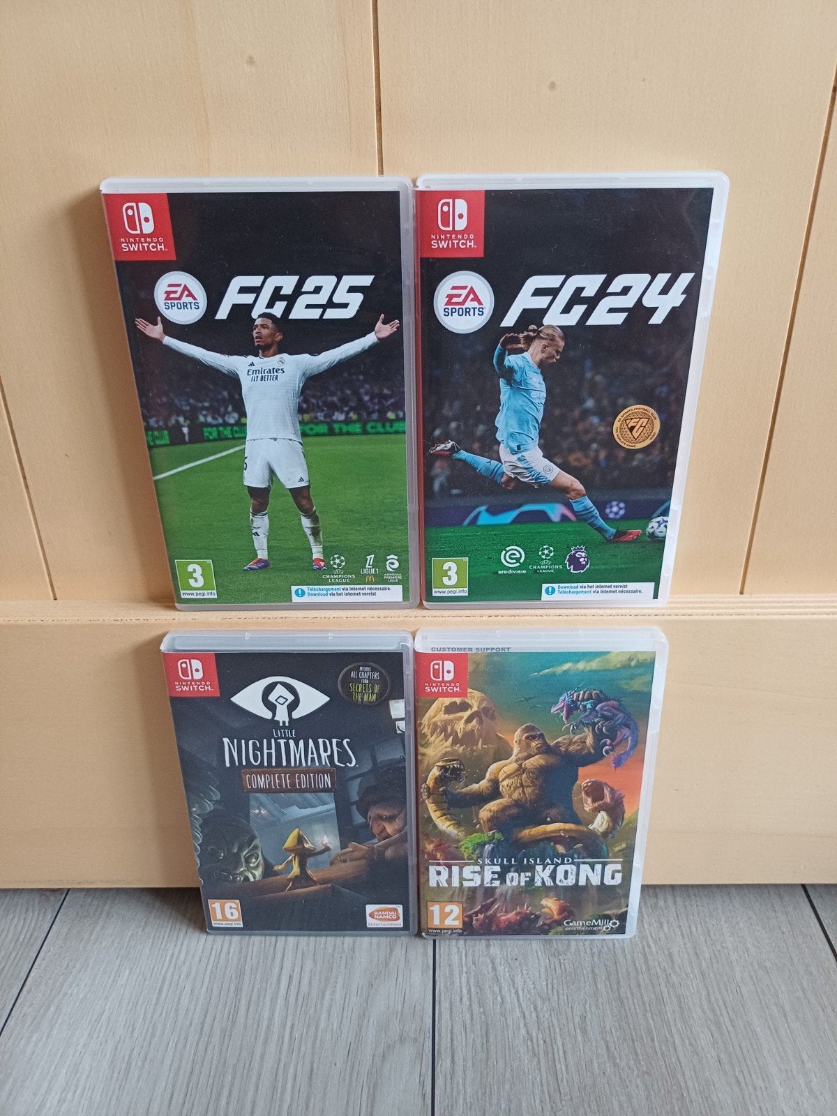 Nintendo Switch Games: FC24,FC25, Little Nightmares, Rise of, 1 speler, Ophalen of Verzenden, Zo goed als nieuw, Eén computer