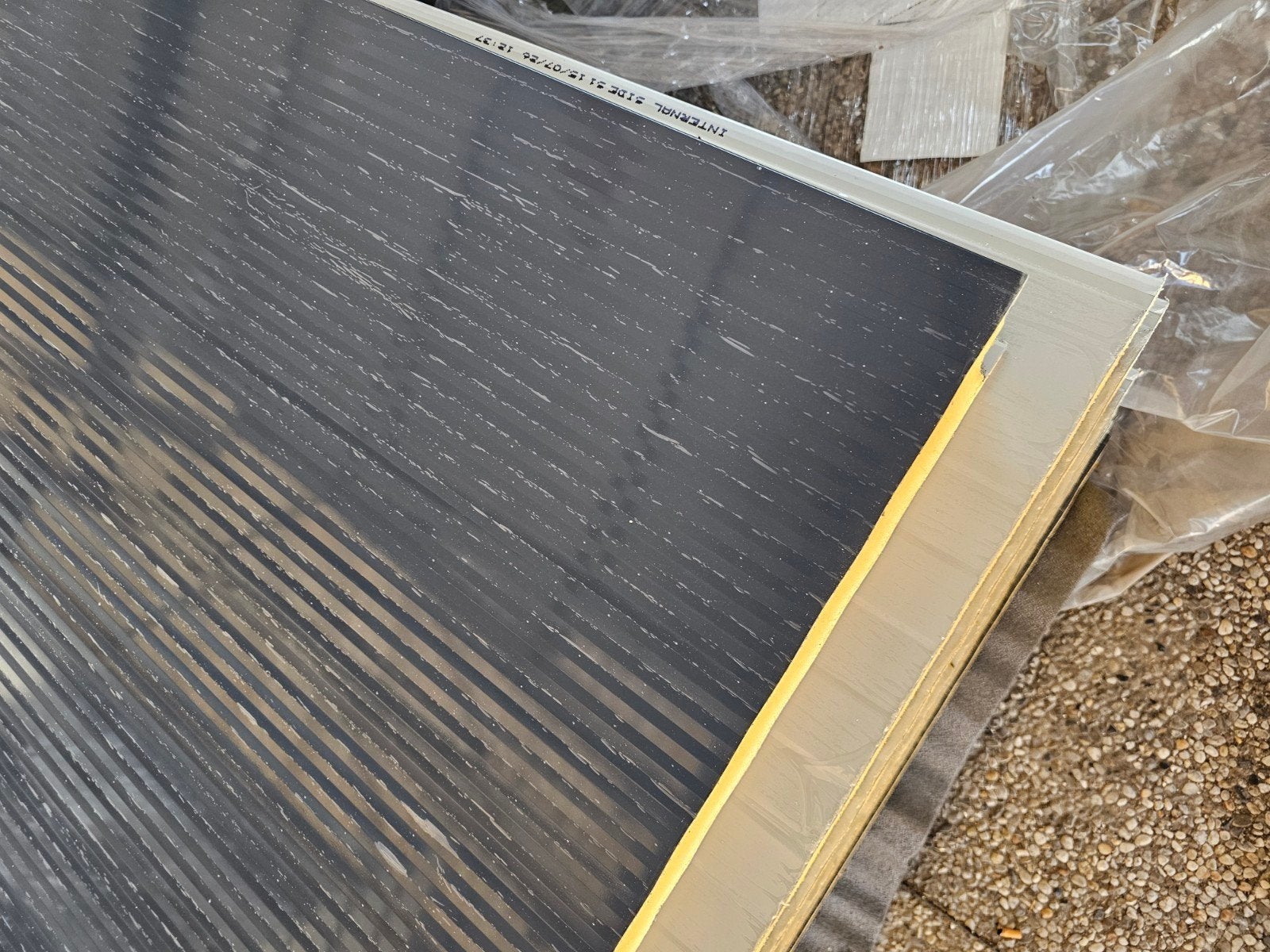 Partij Sandwichpanelen 60mm ral 7016 meerdere lengtes, Jssn, Nieuw, Info@bouwmaterialenhandel.com, Ophalen of Verzenden
