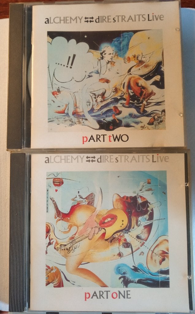 Cd. 2x Dire Straits live ‎- Alchemy. Part 1 & 2. VG++, Ophalen of Verzenden, Zo goed als nieuw
