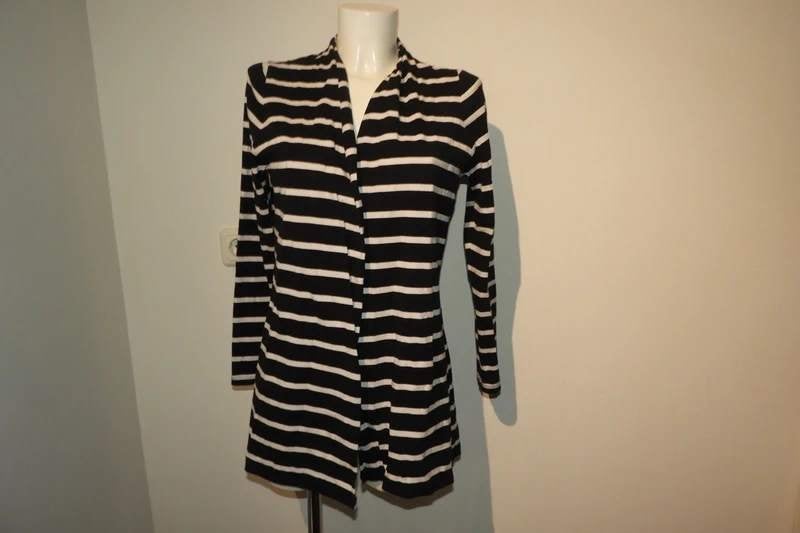 Pauw Amsterdam fijn vest gestreept open vallend model 3/40, Kleding | Dames, Maat 38/40 (M), Pauw, Zo goed als nieuw, Meerkleurig