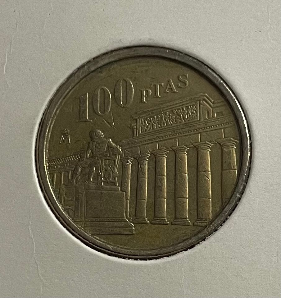 100 pesetas Spanje 1994, Ophalen of Verzenden, Overige landen