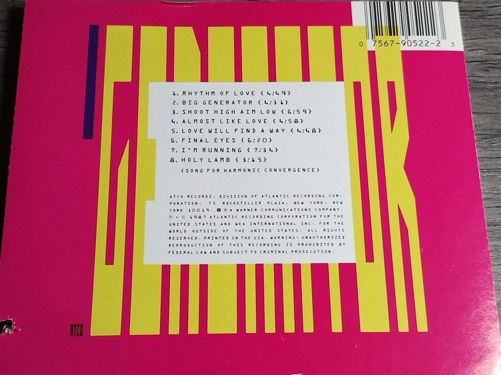 Yes – Big Generator, Ophalen of Verzenden, Zo goed als nieuw, Poprock