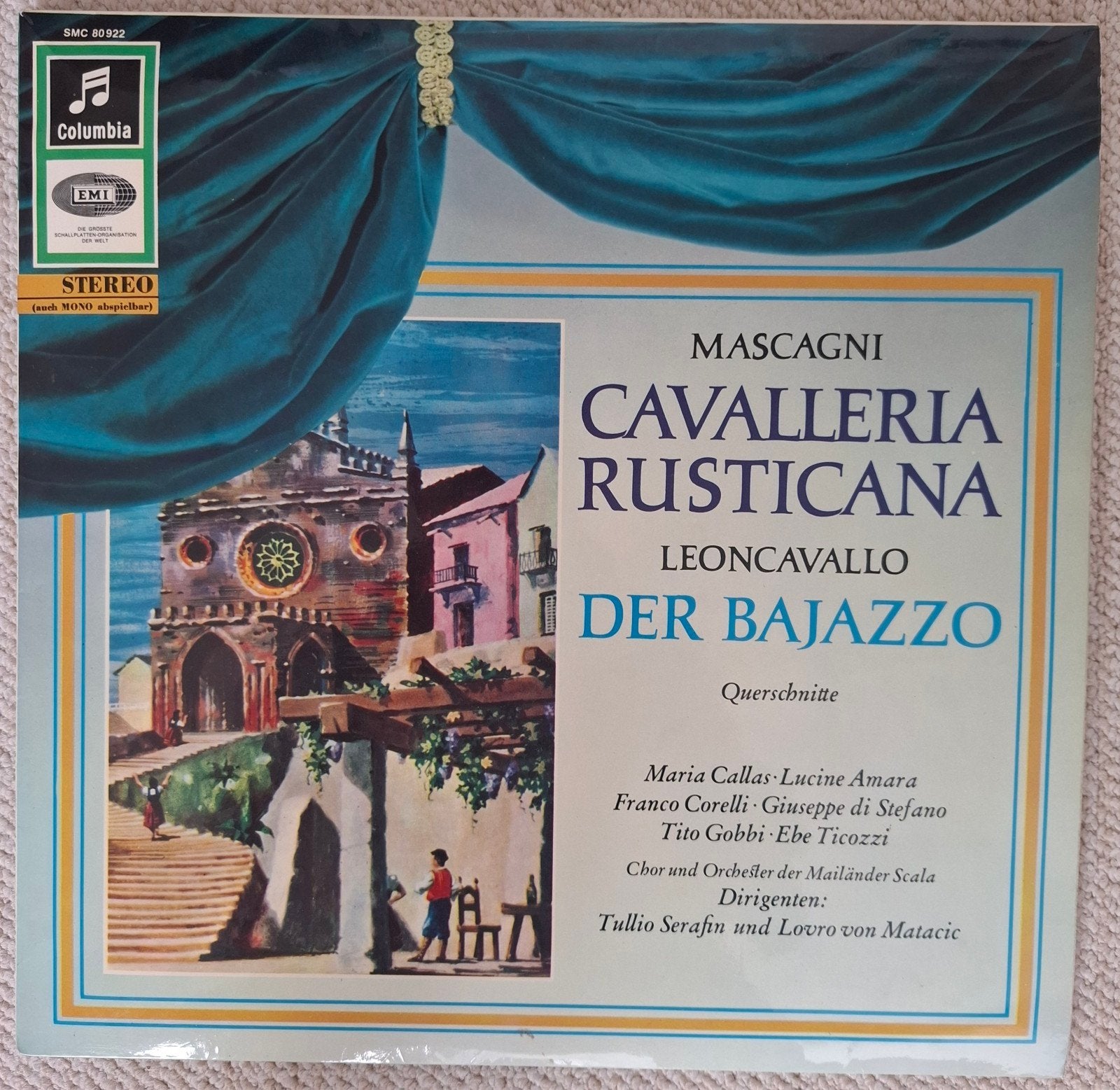 lp Mascagni Caveleria Rusticana Mascagni - operette, Ophalen of Verzenden, Barok, 12 inch, Overige typen