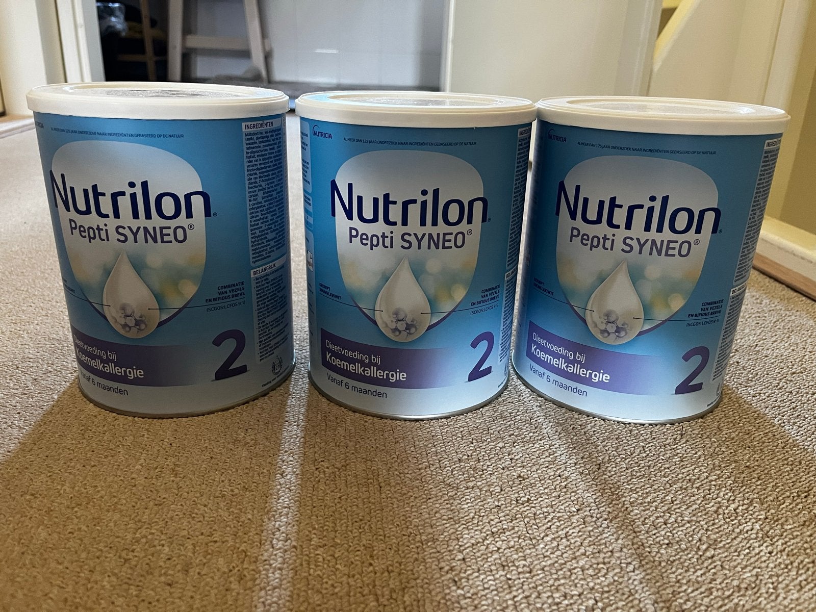3x Nutrilon Pepti SYNEO 2 - Koemelkallergie (vanaf 6 mnd), Kinderen en Baby's, Babyvoeding en Toebehoren, Ophalen of Verzenden