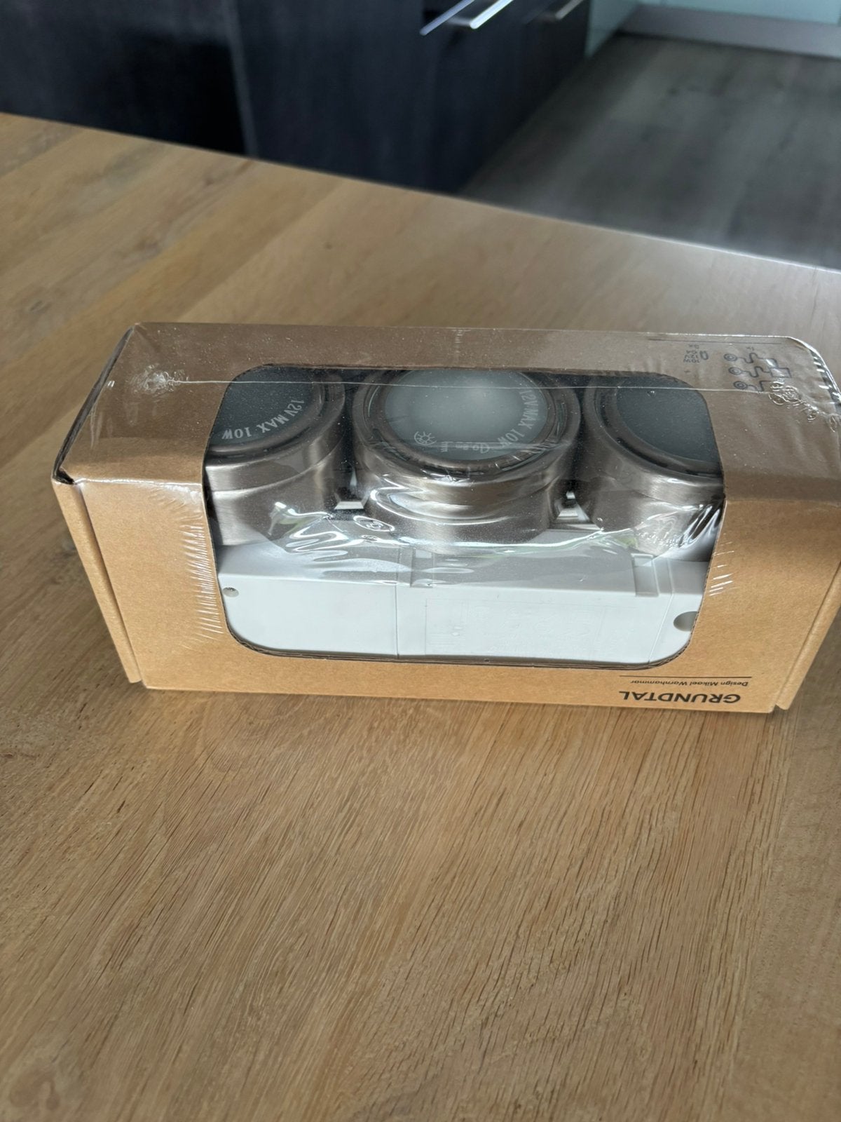 IKEA Grundtal 3-delige spotset 12V max 10W, Ophalen of Verzenden, Nieuw