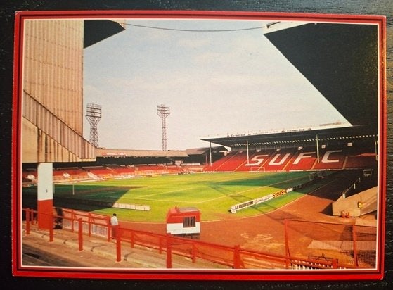 Stadion Ansichtkaart Sheffield United, Ophalen, Gebruikt, Buitenlandse clubs, Poster, Plaatje of Sticker