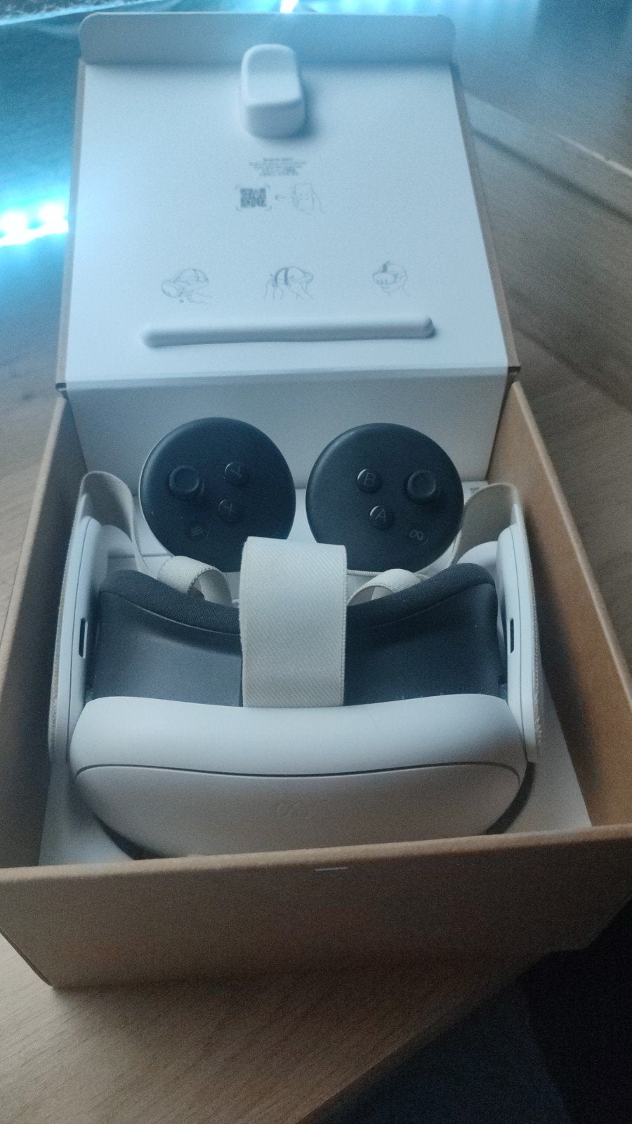 Meta Quest 3 128GB - Usb -c Lader Niet inbegrepen, Ophalen of Verzenden, Gebruikt, VR-bril, Overige platformen