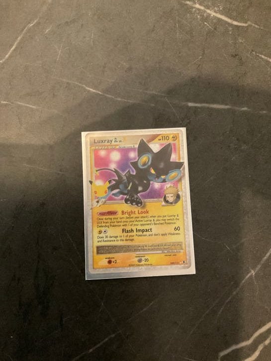 Luxray 109/111 Pokémon kaart - Zeer goede staat, Ophalen of Verzenden, Zo goed als nieuw, Losse kaart