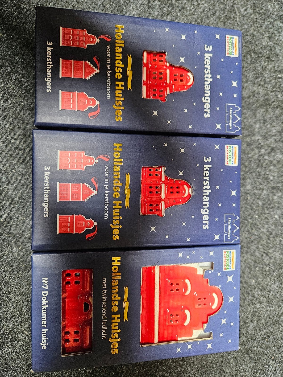 3 doosjes kersthangers, Ophalen of Verzenden, Nieuw