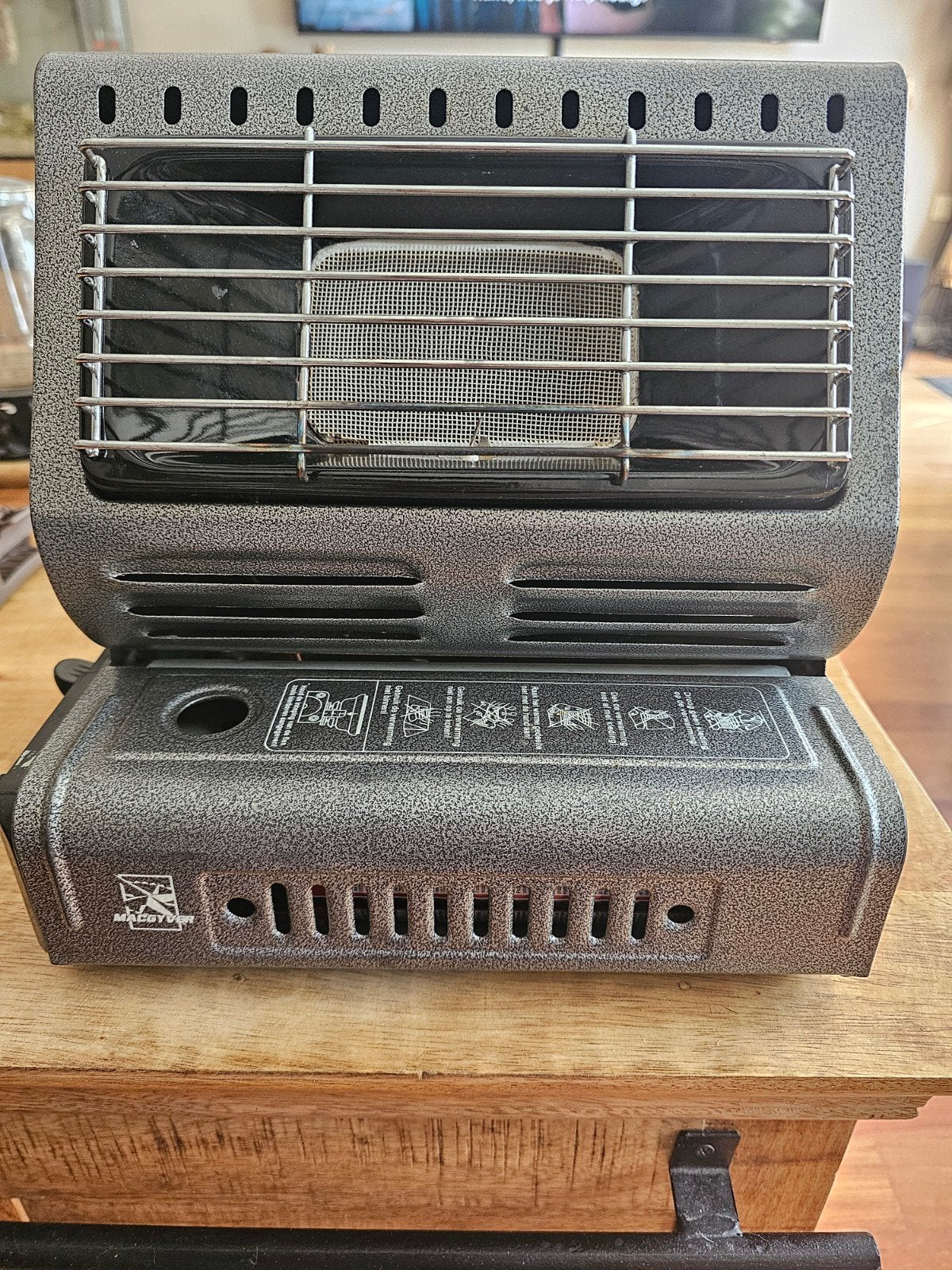 Compacte Gas Terrasverwarmer - Draagbaar en Efficiënt, Ophalen, Gebruikt, Gas, Vloer