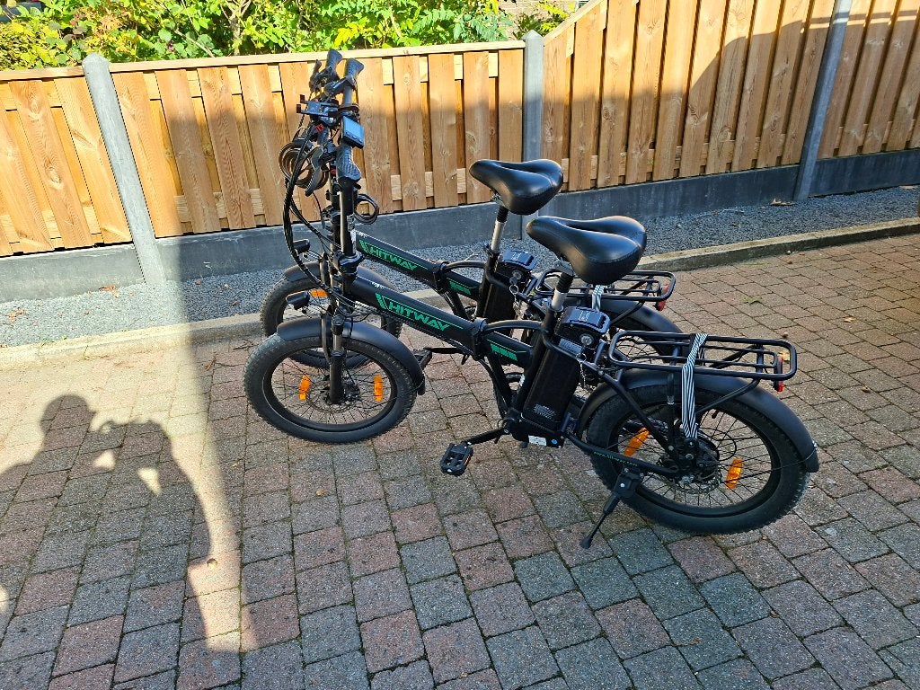 2x Hitway BK11 vouwfietsen, 20 inch of meer, Versnellingen, Zo goed als nieuw, Totaal opvouwbaar