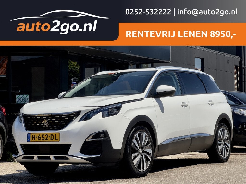 Peugeot 5008 1.2 AUT8 PREMIUM AVANTAGE 7 PERS PANODAK LEDER, Auto's, Peugeot, Gebruikt, Euro 6, 1199 cc, 7 stoelen