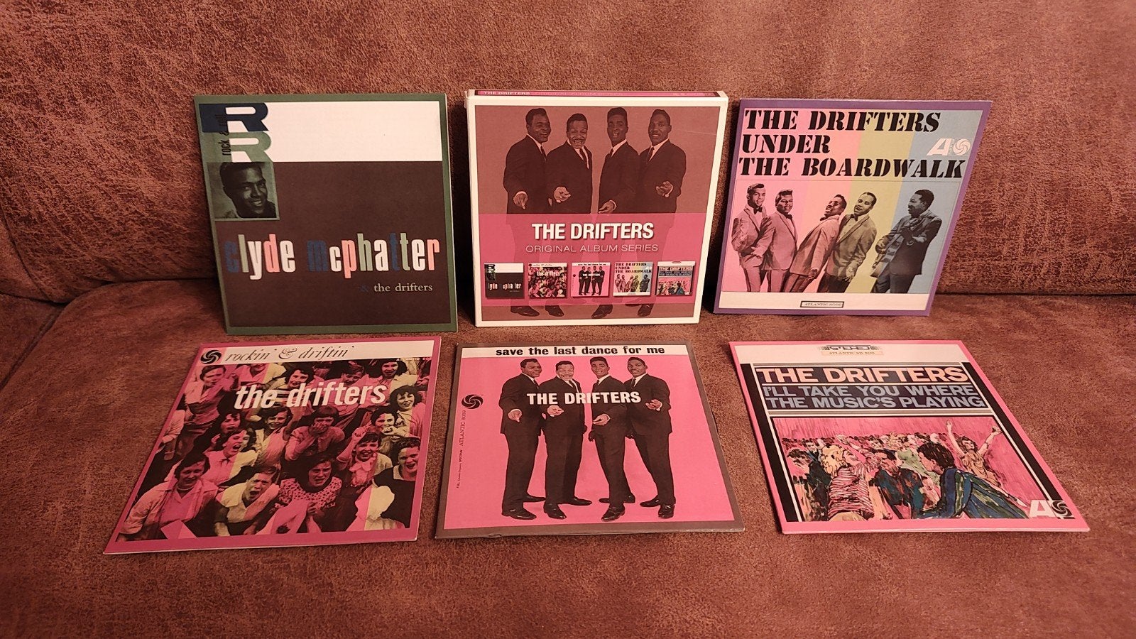 the Drifters - 5 cd box original album series, Ophalen of Verzenden, Zo goed als nieuw, Boxset