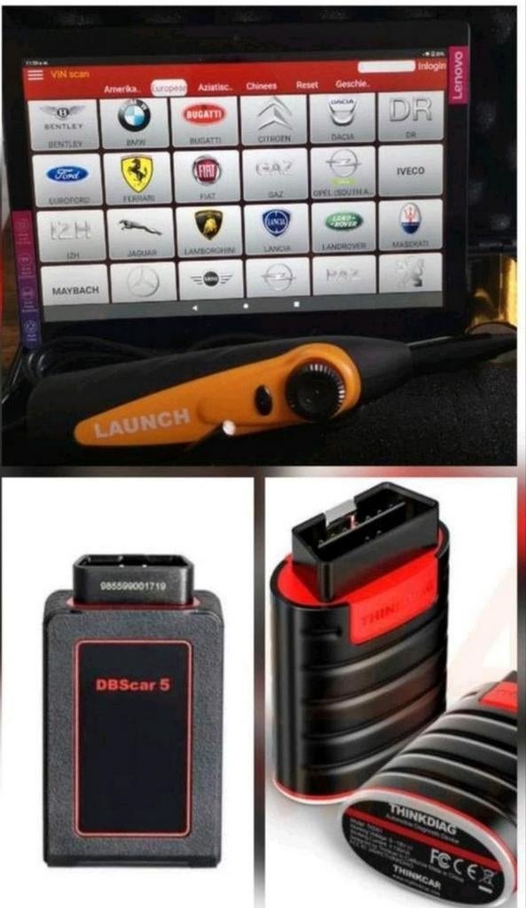 Launch X431 Elite X Aftermarket Set Universeel Auto Diagnose, Ophalen of Verzenden, Nieuw