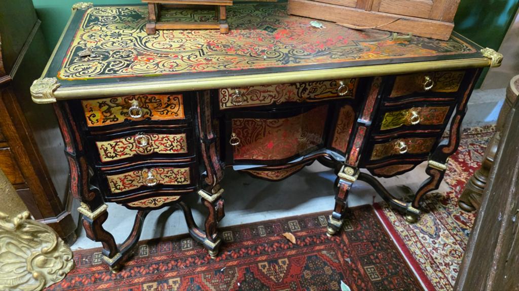 Boulle tafel / bureau / dressoir, Antiek en Kunst, Ophalen