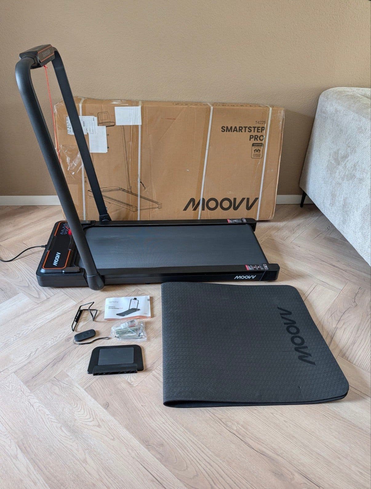 Moovv Smartstep Pro V2 Loopband (T4225) Compact & Inklapbaar, Ophalen, Zo goed als nieuw, Krachtstation