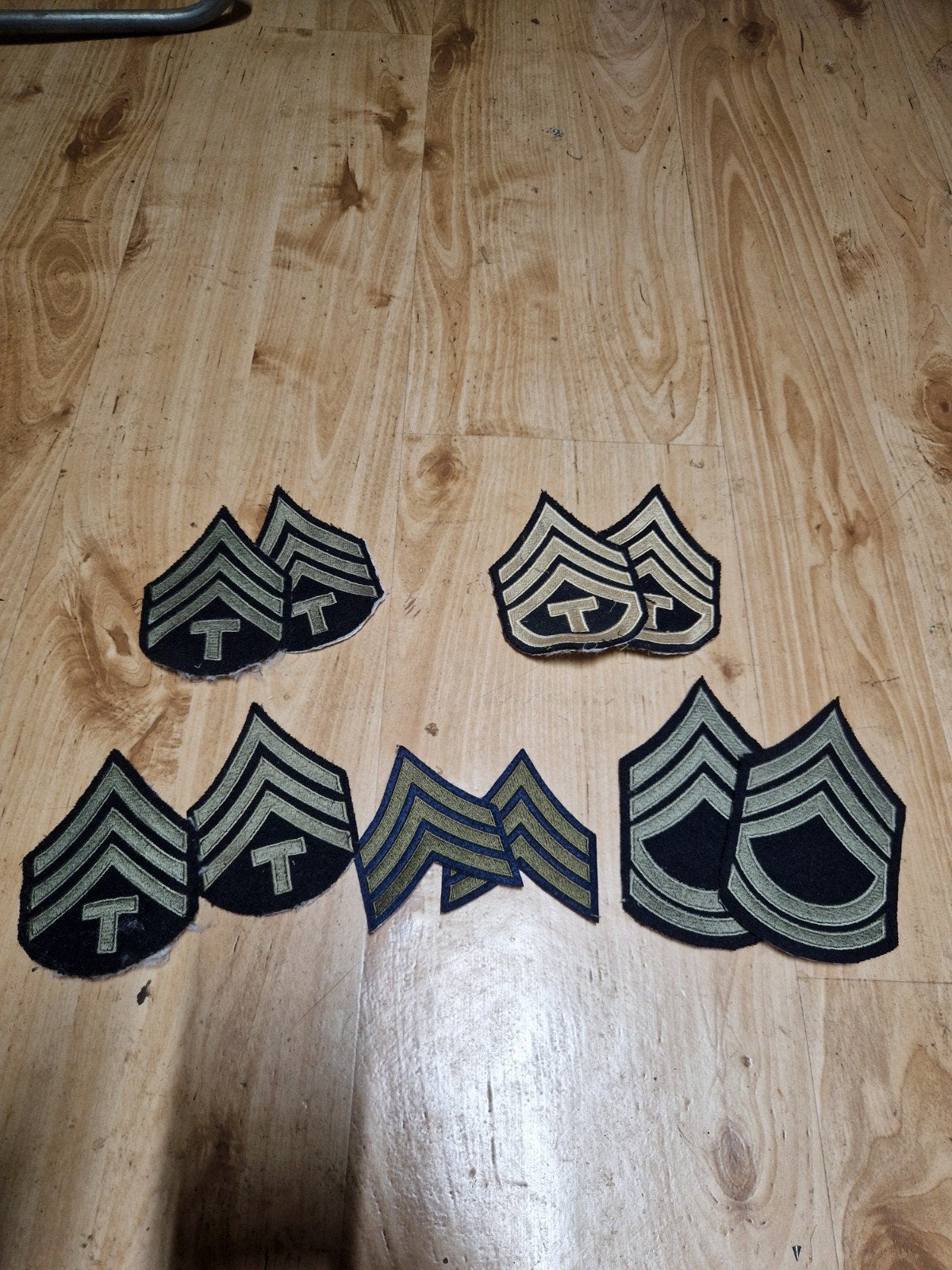 US ww2 lot NCO chevrons repro, Ophalen of Verzenden, Amerika
