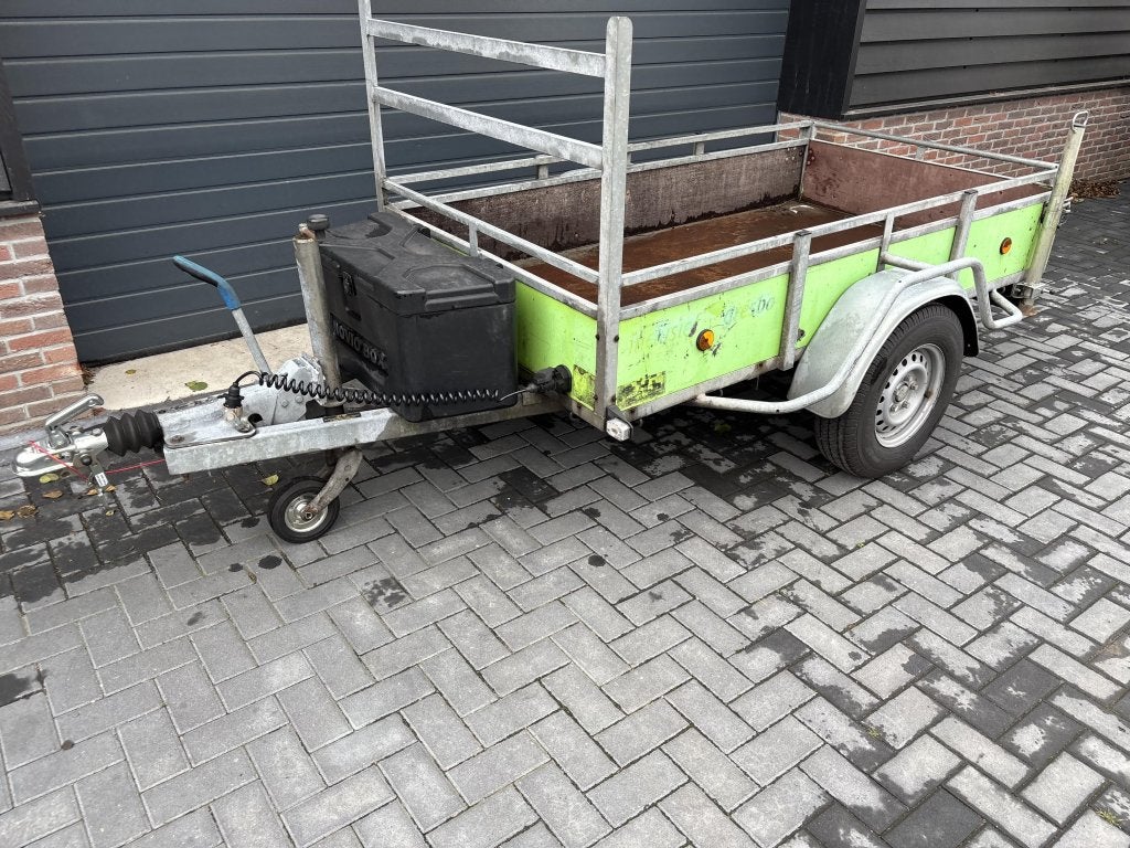 Hoka enkelasser aanhanger aanhangwagen geremd, Auto diversen, Aanhangers en Bagagewagens, Gebruikt