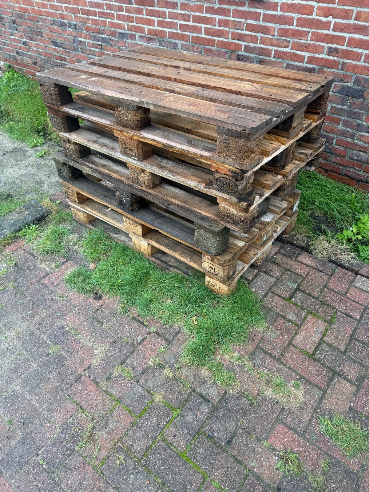 Gebruikte Euro Pallets - Ideaal voor diverse projecten, Ophalen, Gebruikt, 50 mm of meer, Pallet
