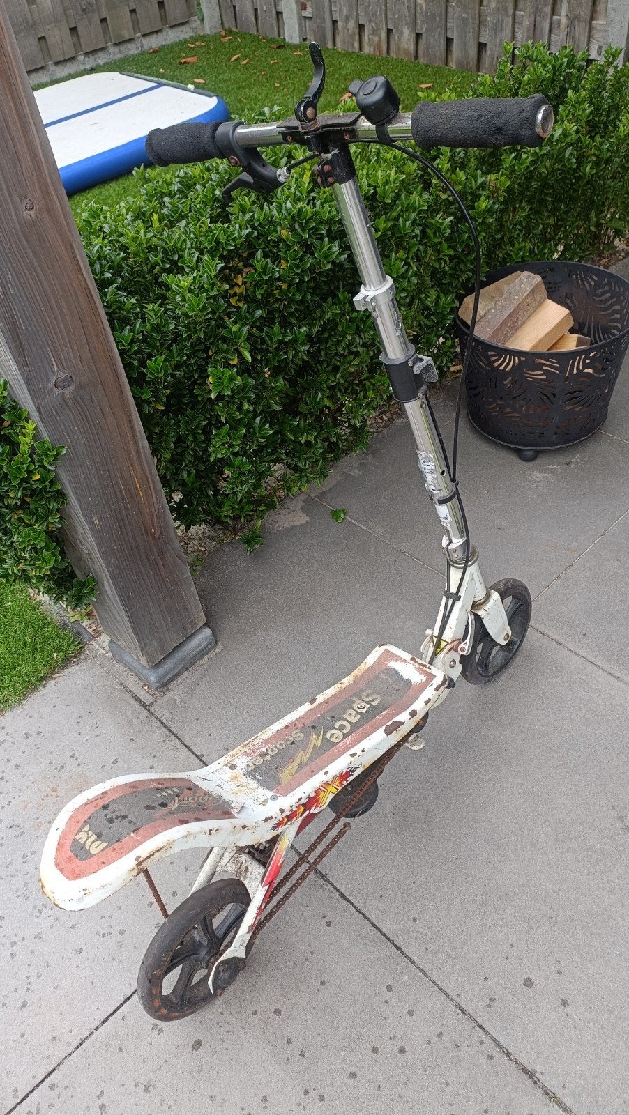 Oude Space scooter - opknapper, Ophalen, Gebruikt, Gewone step, Space