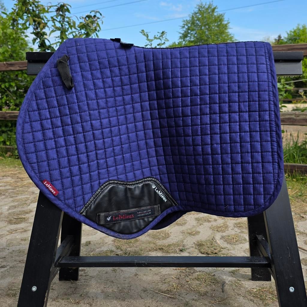 Springdekje LeMieux ProSport Suede - Ink Blue Full Spring, Dieren en Toebehoren, Paarden en Pony's | Dekens en Dekjes, Ophalen of Verzenden