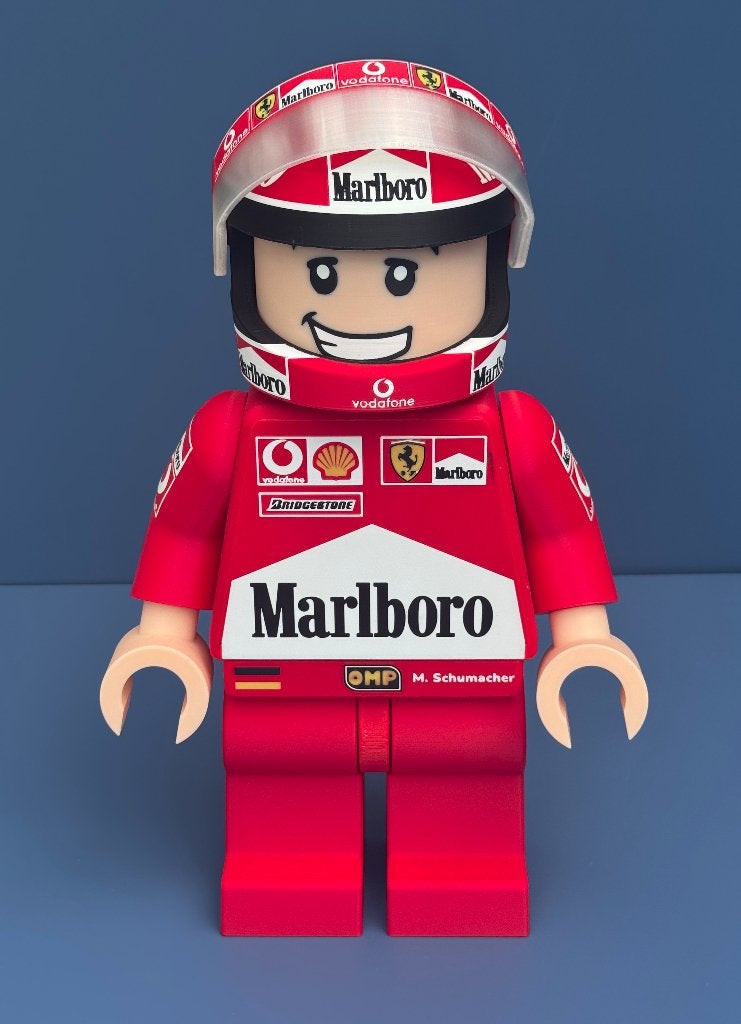 Michael Schumacher Ferrari F1 team 40cm groot (schaal 1:10), Ophalen of Verzenden, Nieuw