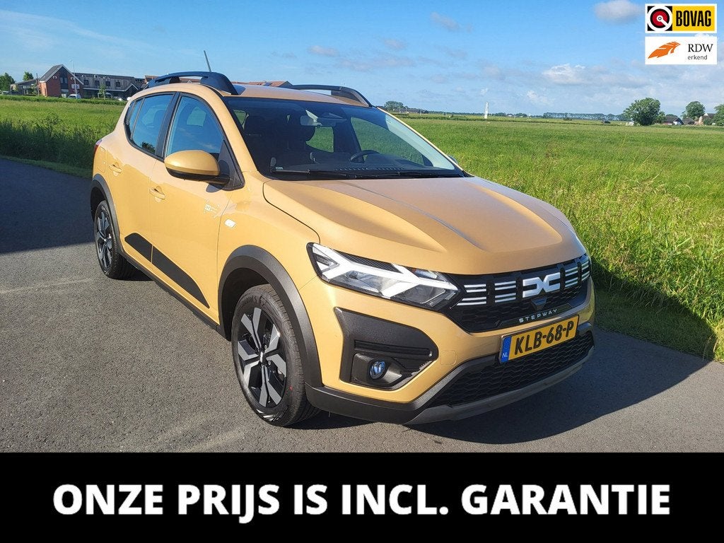 Dacia Sandero Stepway 1.0TCe 90 Extreme automaat 8.689km cam, Auto's, Dacia, Bedrijf, Te koop, Sandero Stepway, ABS, Achteruitrijcamera