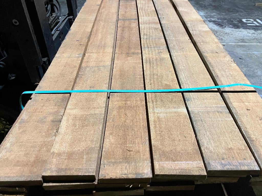 Hardhout-Louro Gamela-planken-terrasdelen-vlonder-26x152mm, Ophalen, Planken, Nieuw, Hardhout