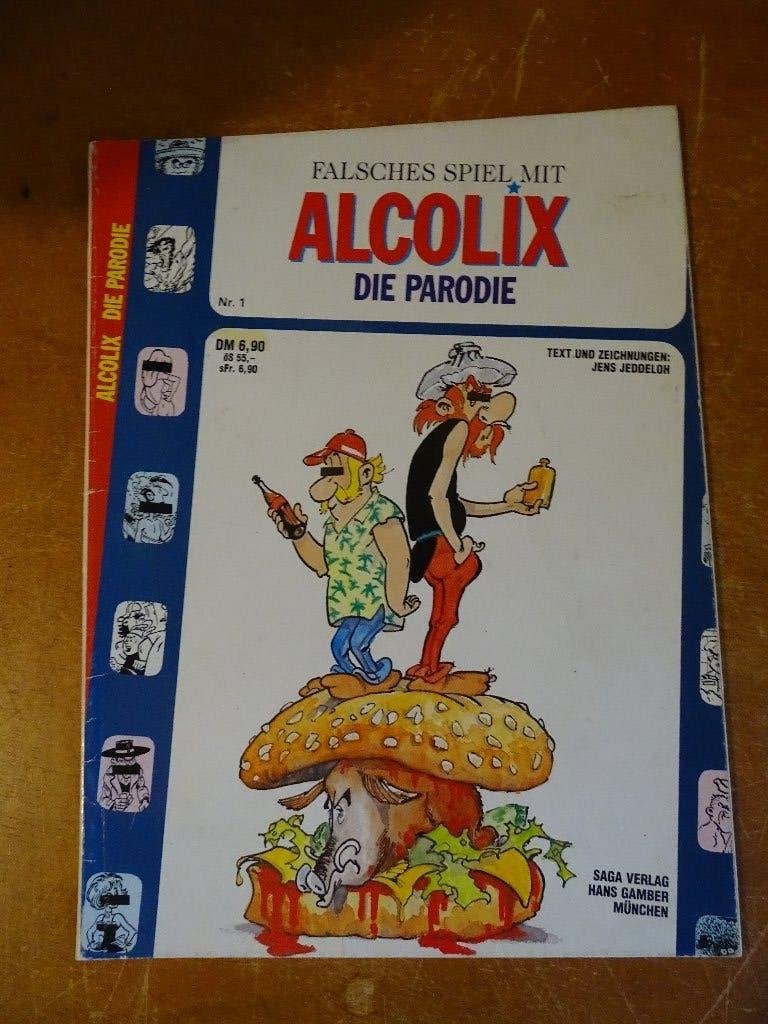 Asterix en Alcolix Duitse Parodie, Meerdere stripboeken, Ophalen, Gelezen