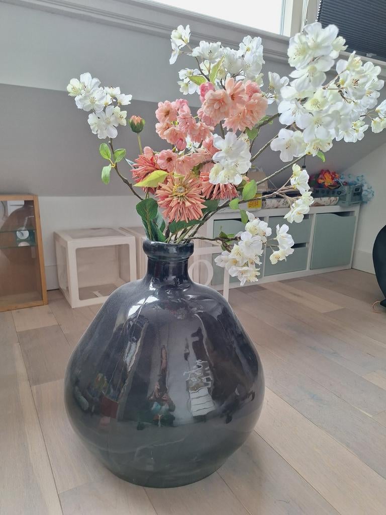 GRATIS Glazen vaas, Huis en Inrichting, Woonaccessoires | Vazen, Ophalen, Overige kleuren, Glas, Minder dan 50 cm