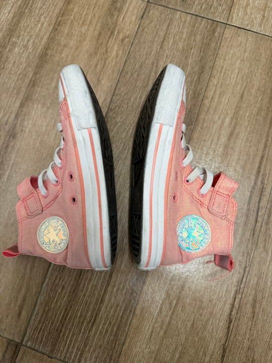 Roze Converse All Star sneakers voor meisjes  Maat 31.5 / 32, Gebruikt, Meisje, Schoenen, Ophalen of Verzenden