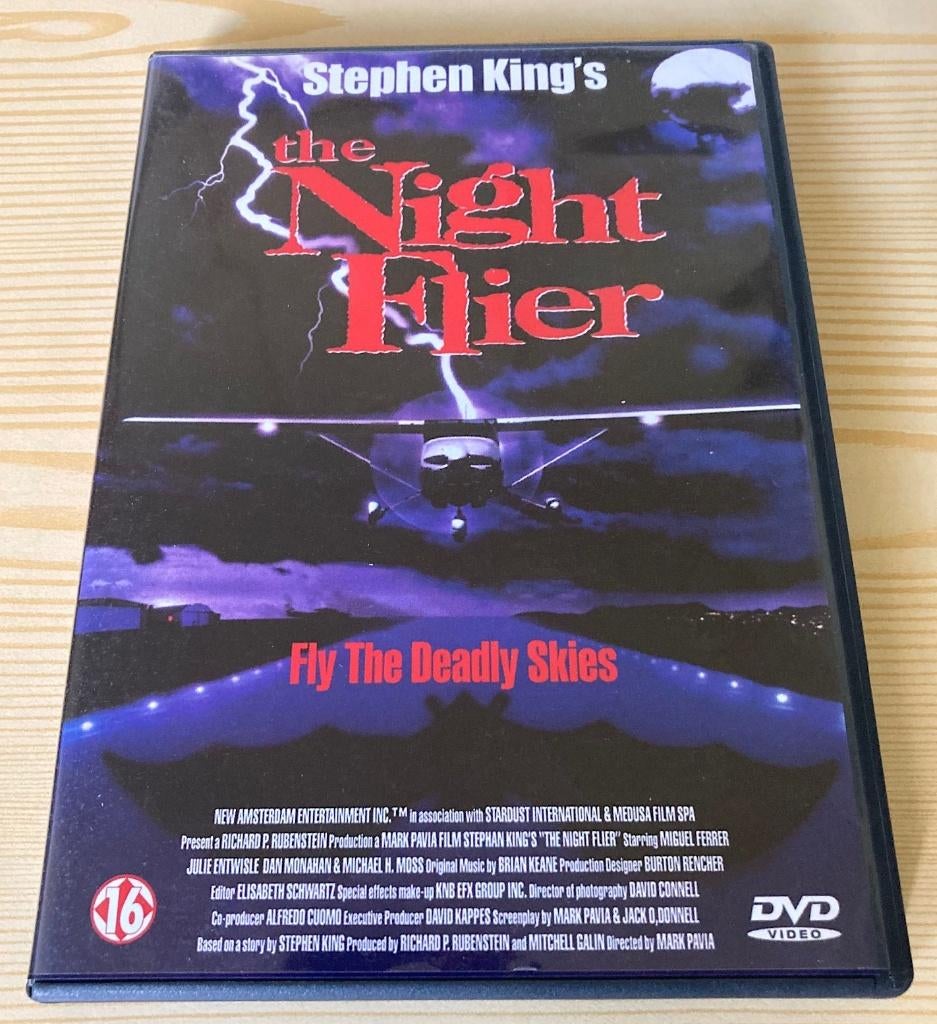 dvd The Night Flier (Stephen King) horror, Vanaf 16 jaar, Ophalen, Zo goed als nieuw, Vampiers of Zombies