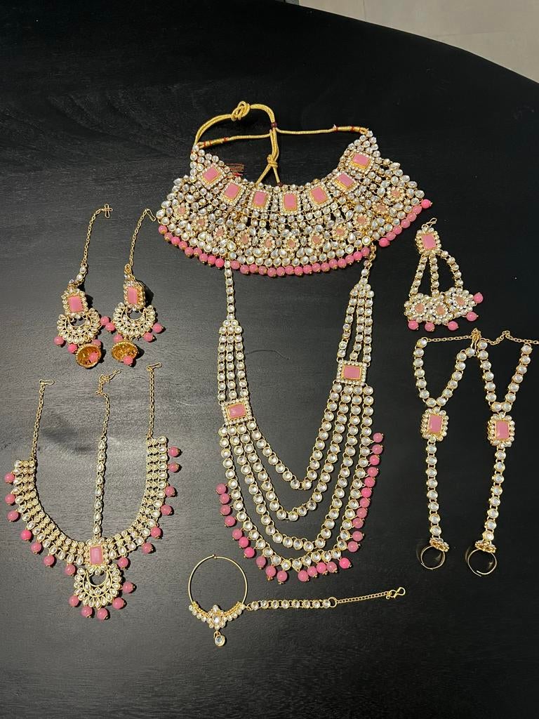 Indian jewelry set sieraden set, Overige materialen, Verstelbaar, Verzenden, Nieuw