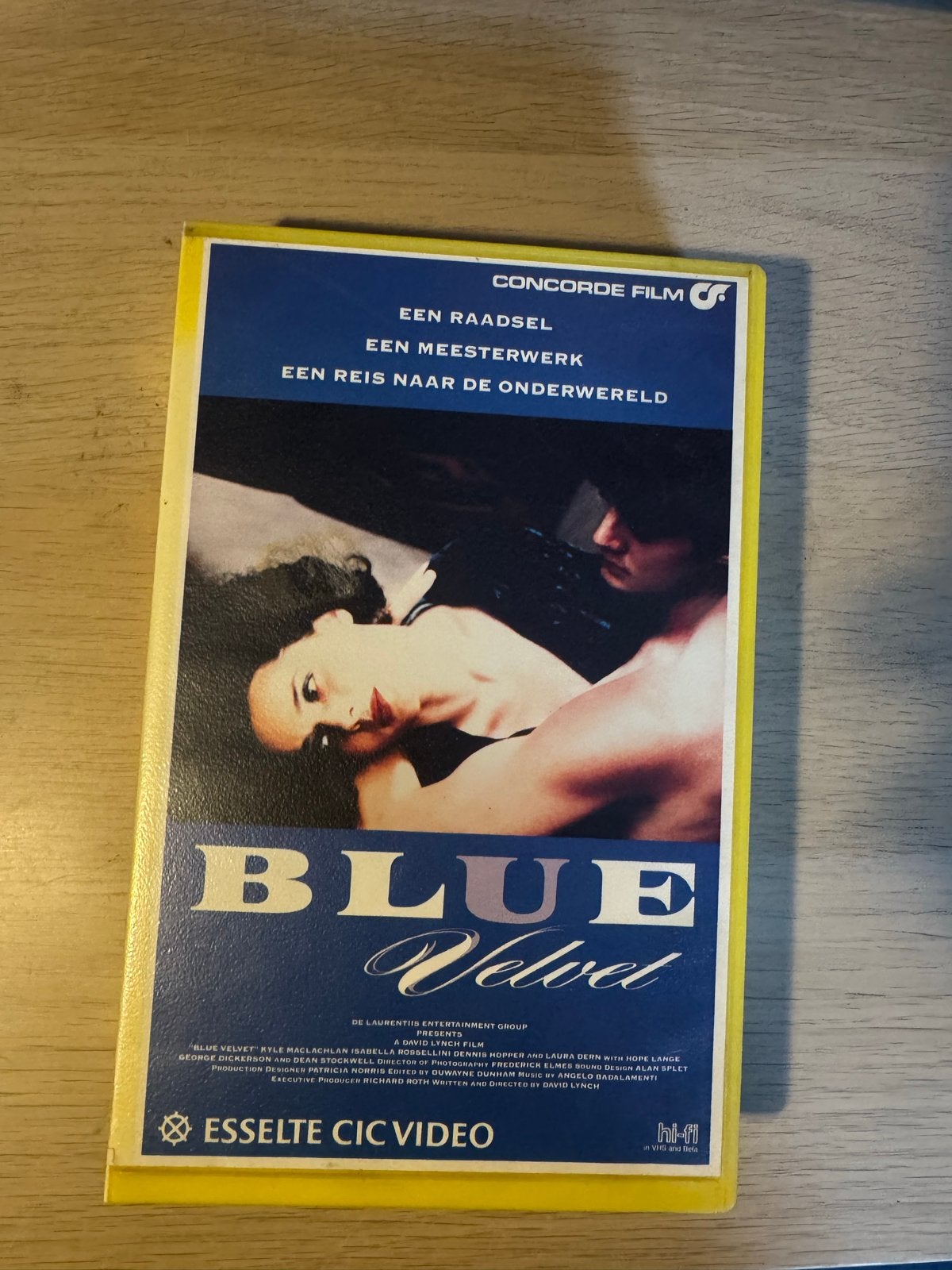 Blue Velvet VHS - David Lynch Meesterwerk ex rental, Cd's en Dvd's, VHS | Film, Gebruikt, Vanaf 16 jaar, Verzenden, Ex-rental