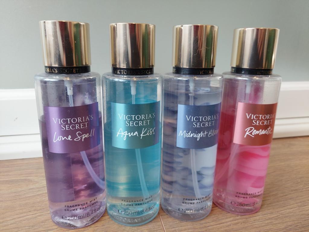 Victoria's Secret Geurmist - Love Spell, Aqua Kiss, Midnight, Ophalen of Verzenden, Gebruikt