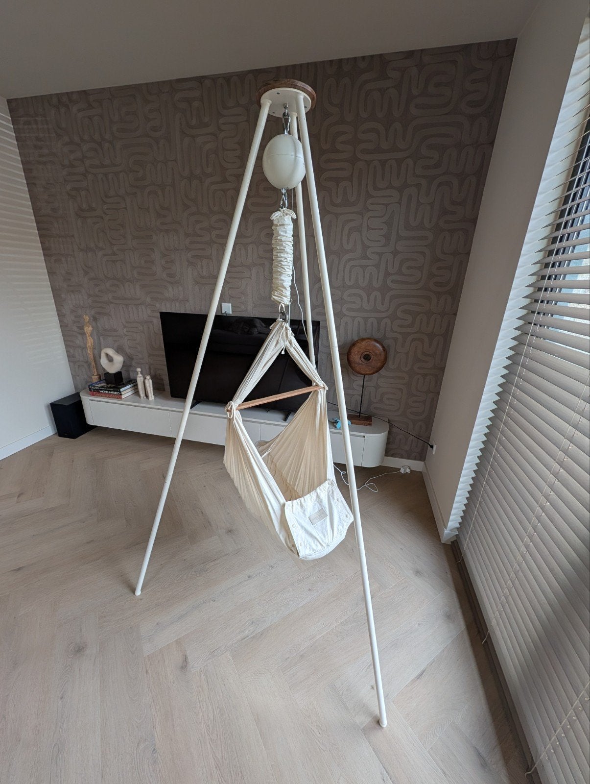 Moonboon hangmat met Motor en Statief, Ophalen, Gebruikt, Wieg