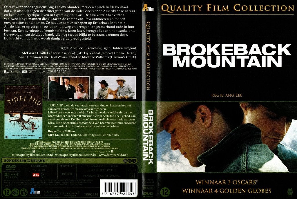 Brokeback mountain, Vanaf 12 jaar, Ophalen of Verzenden, Zo goed als nieuw