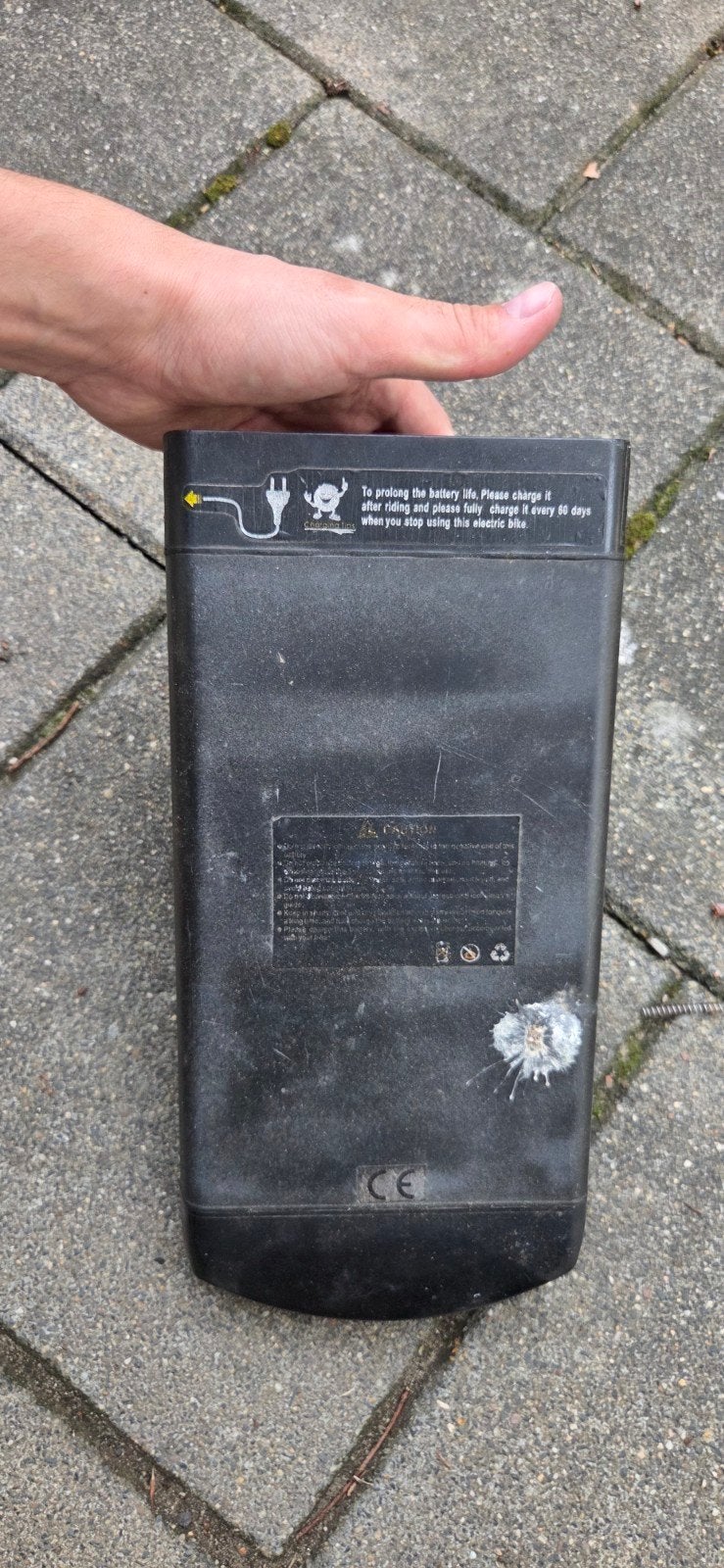 36V 10.4Ah E-bike Accu - Gebruikt