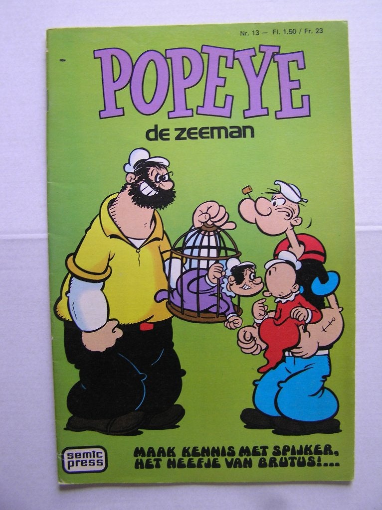 Popeye de Zeeman. Delen 13 en 24, Meerdere stripboeken, Ophalen of Verzenden, Gelezen